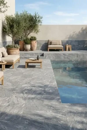 Certifié Carrelage BALI ASH 30x60cm R11 antidérapant rectifié